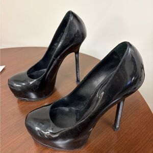 YSL Elegant Black High Heels